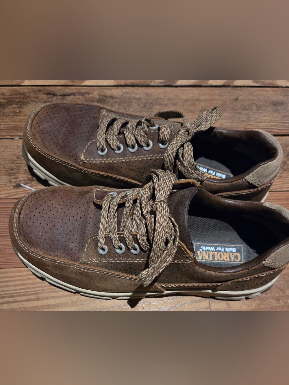 Aluminum Toe Carolina Lightweight Esd  Women's Oxford Shoe Brown 